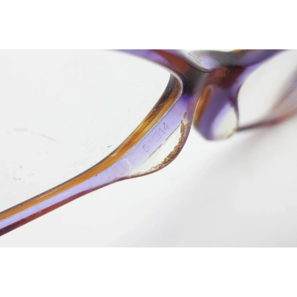Scott Harris 228 02 Eyeglasses Frames Brown Purple Tortoise Rectangular